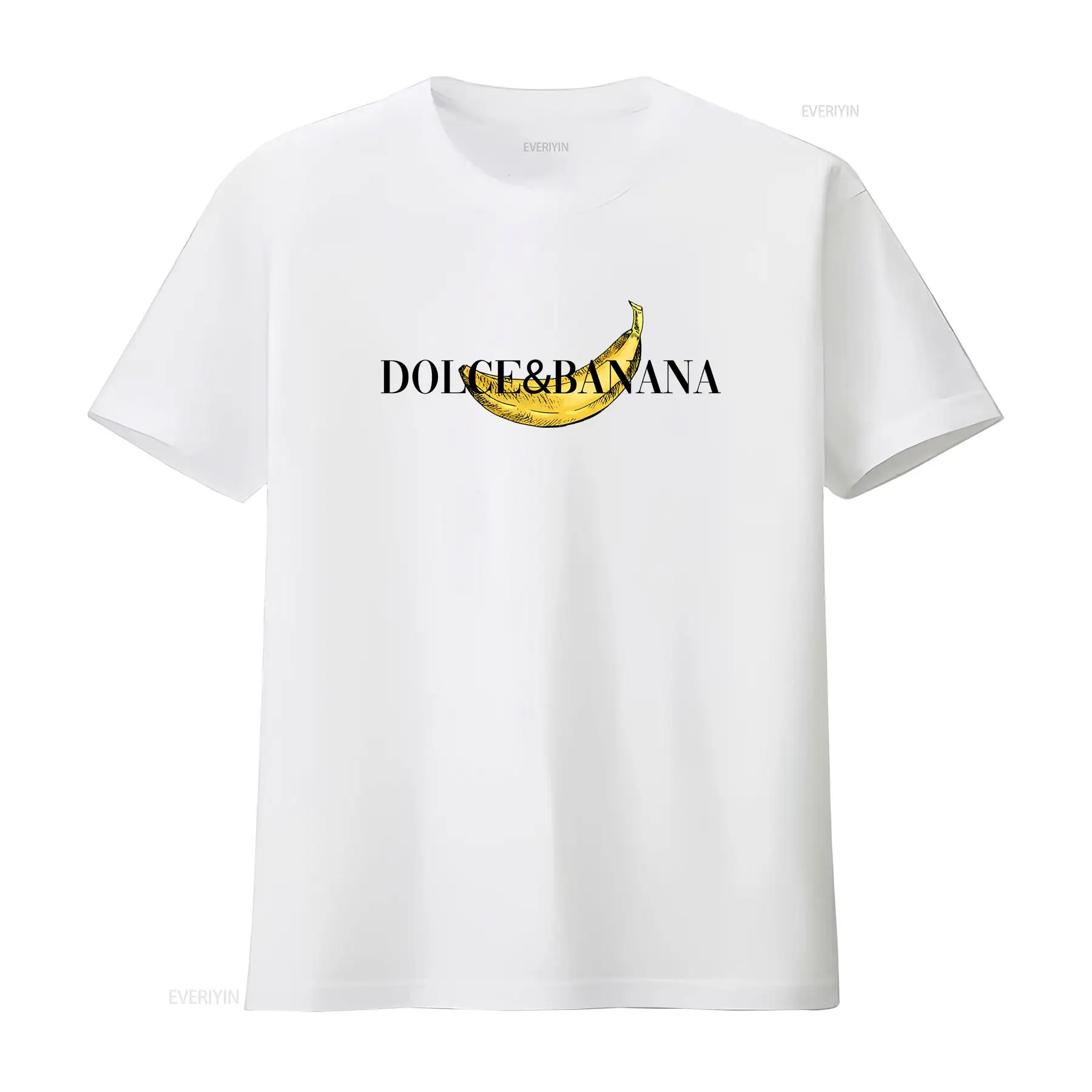 Vintage Fashion Knitwear - Camisa branca t para homem dolce