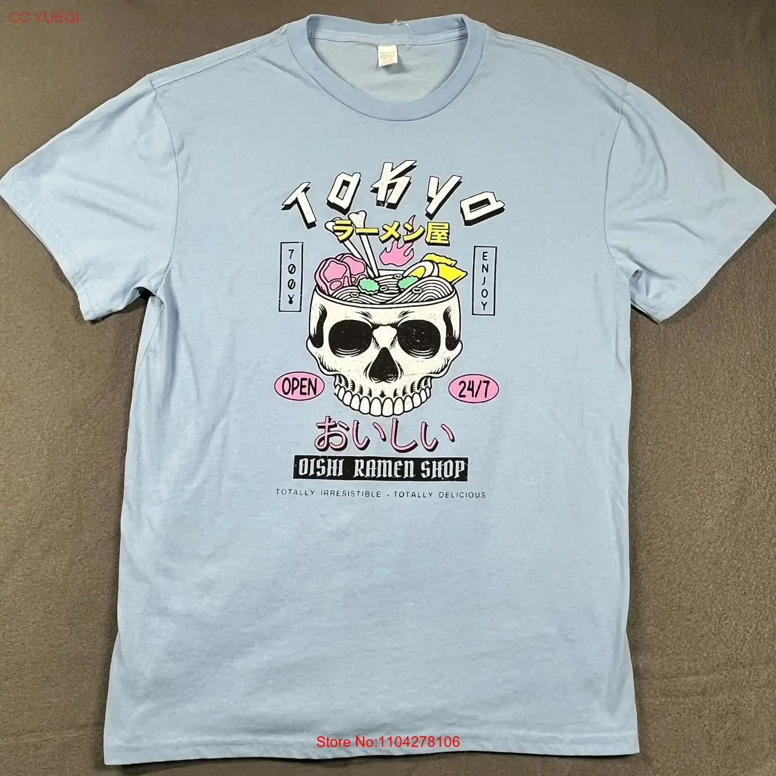 Vintage Fashion Tokyo - Camiseta Tokyo Oishi Ramen Shop com