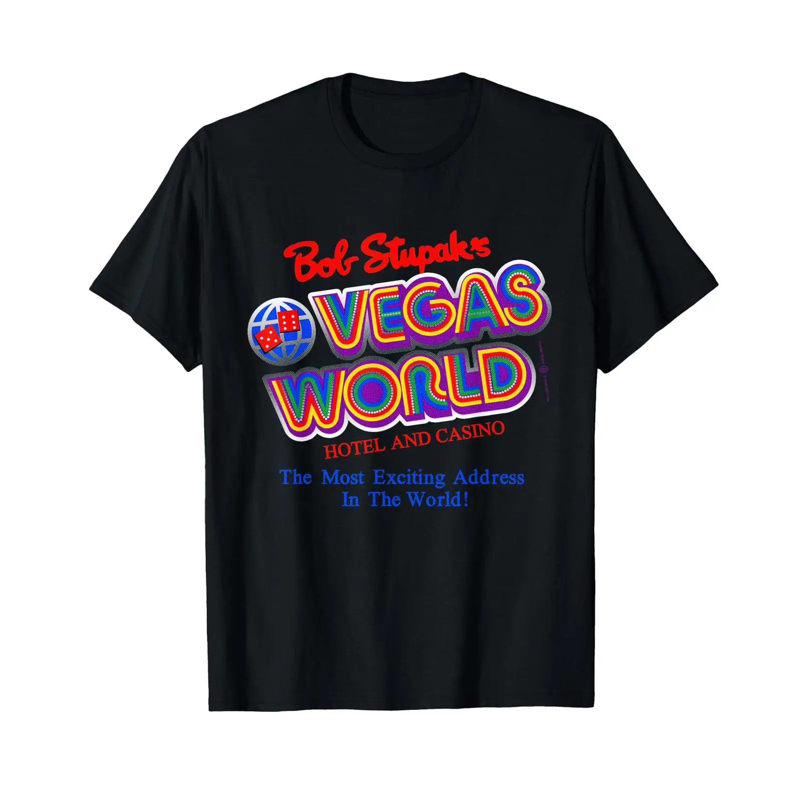 Vintage Fashion Las Vegas - Camiseta Vintage Estampada de Moda Masculina