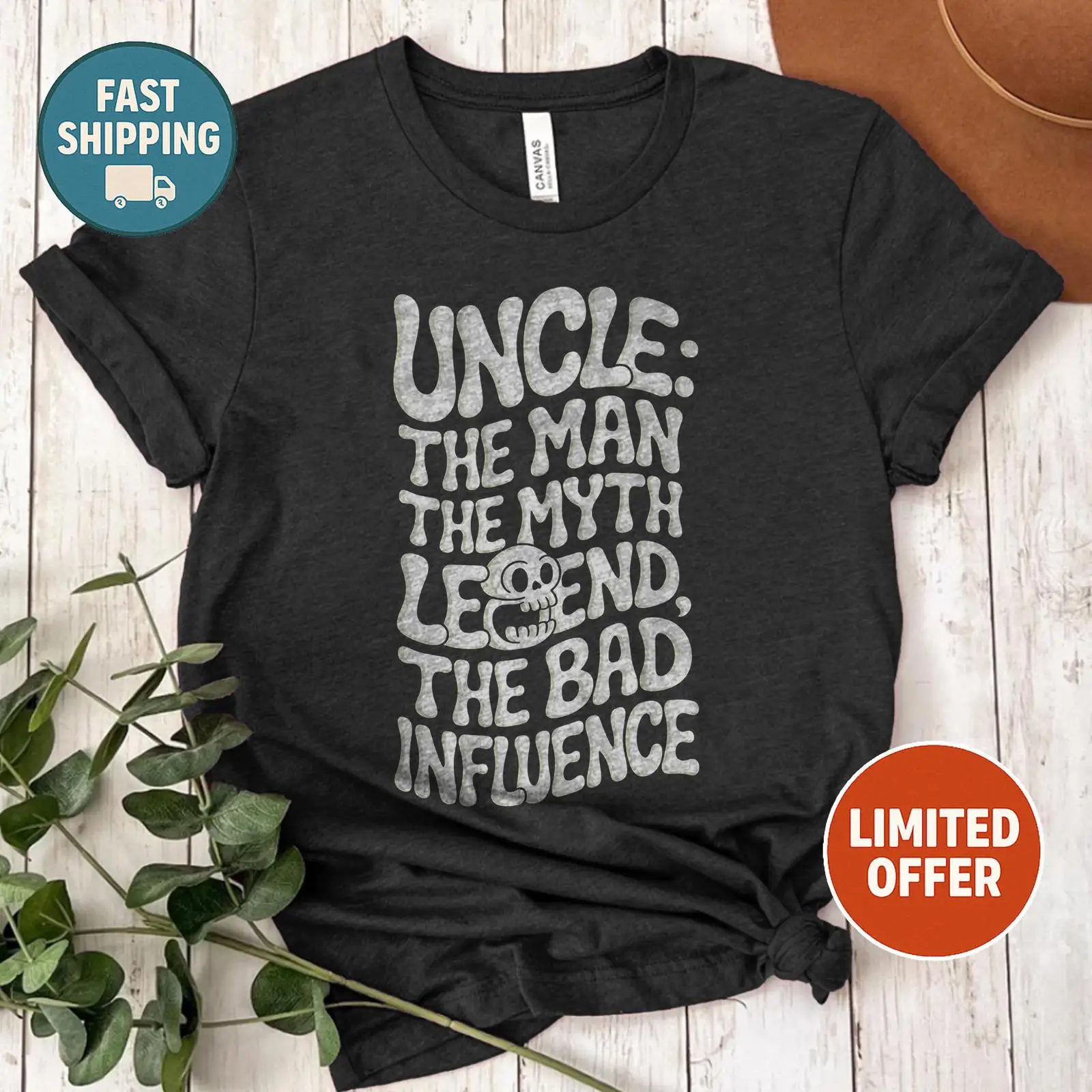 Vintage Fashion Influencer - Camiseta com citação engraçada de Uncle