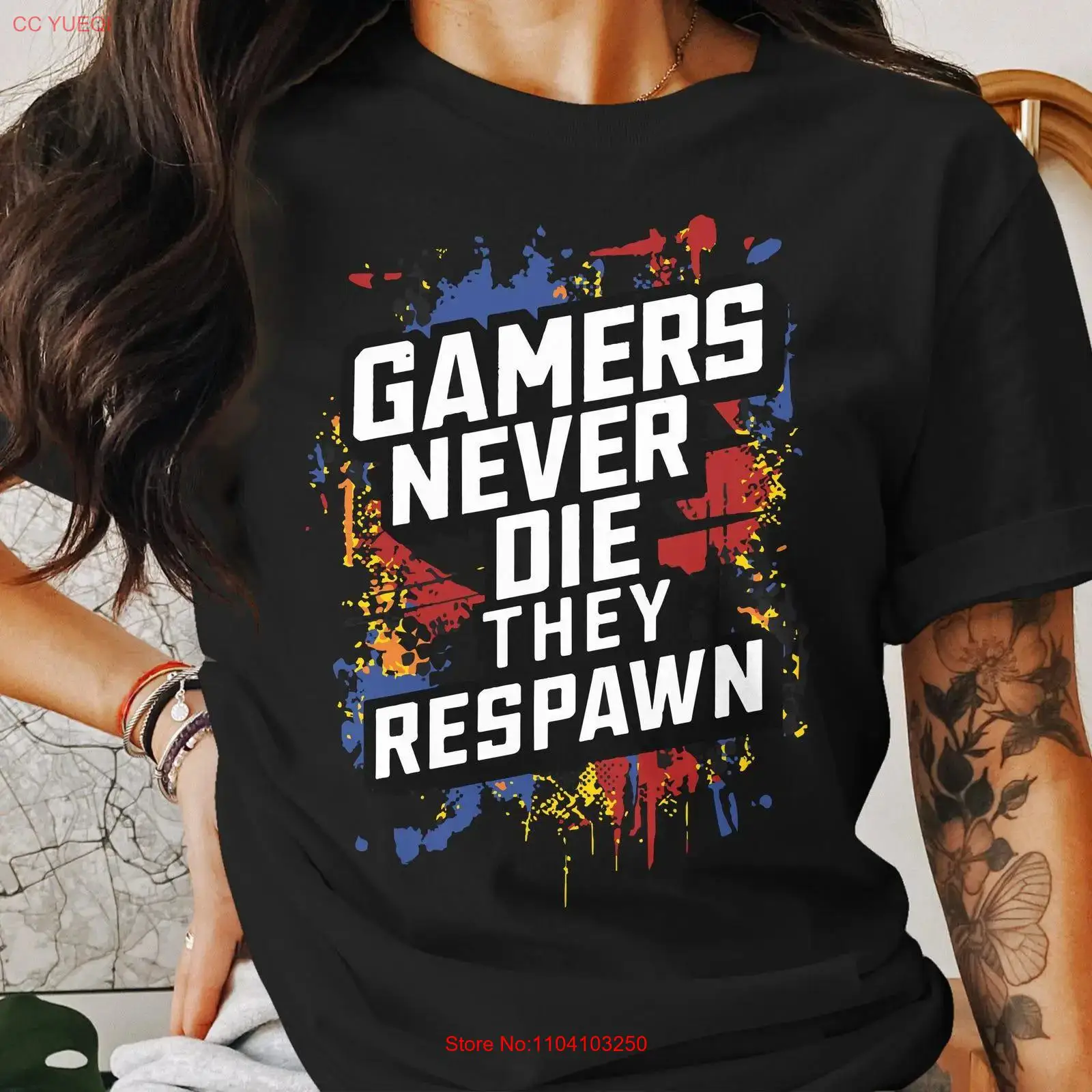 Vintage Fashion Videos - Camiseta engraçada para jogadores, com estampa