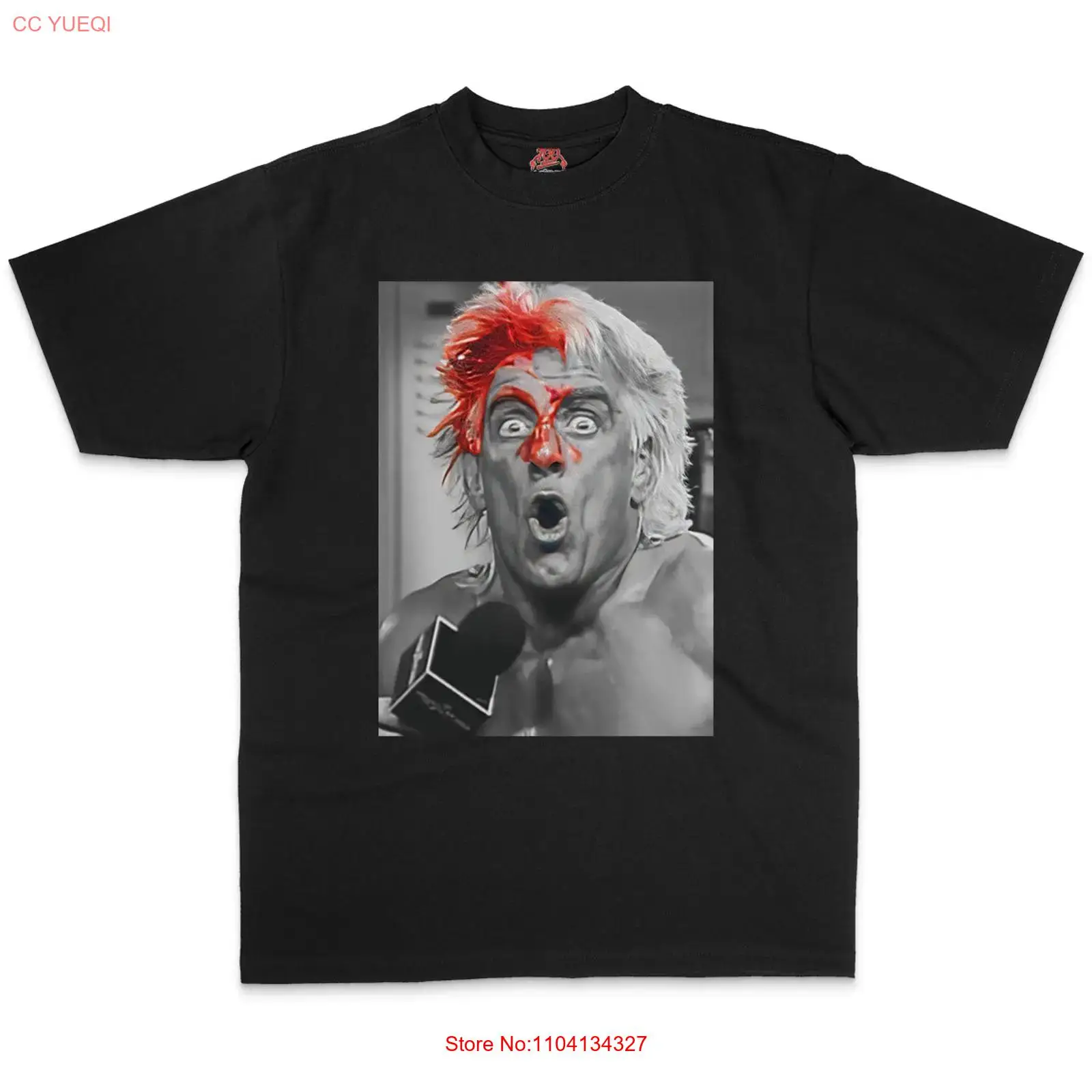 Vintage Fashion Knitwear - Camiseta RIC FLAIR RARE vintage lavada,