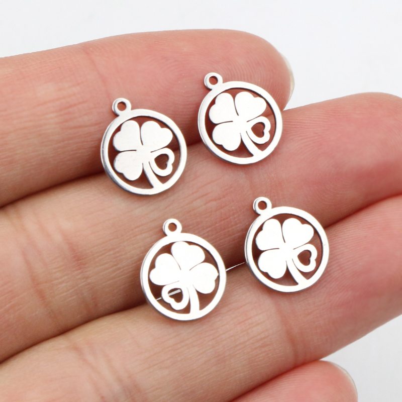 Vintage Fashion Stores - 30 peças 12x10mm encantos de aço
