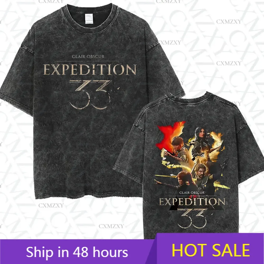 Vintage Fashion Game - Camiseta Vintage Clair Obscur Expédition 33