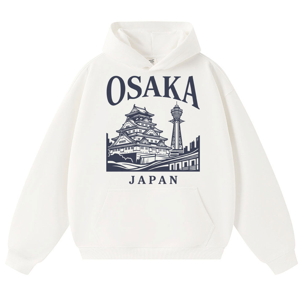 Vintage Fashion Osaka - Moletom Gráfico Estilo Japonês Osaka, Souvenir