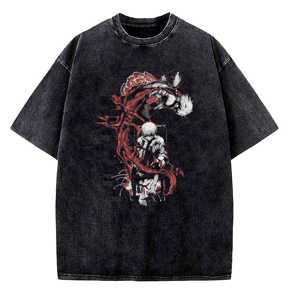 Vintage Fashion Tokyo - Camiseta Tokyo Ghoul Vintage em algodão