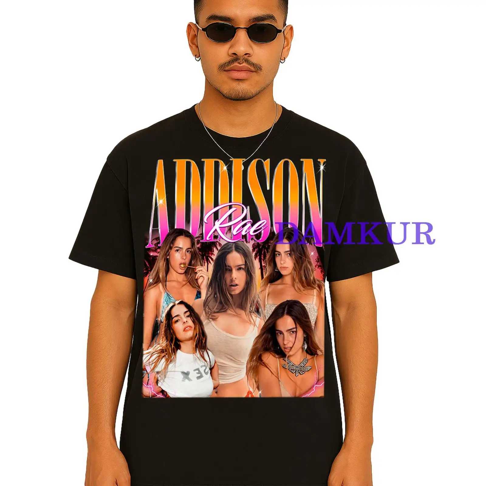 Vintage Fashion Influencer - Camiseta Vintage Addison Rae Bootleg Hip