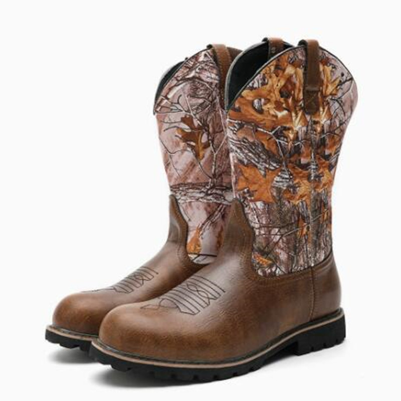 Vintage Fashion For Mens - Botas Masculinas Clássicas de Couro com