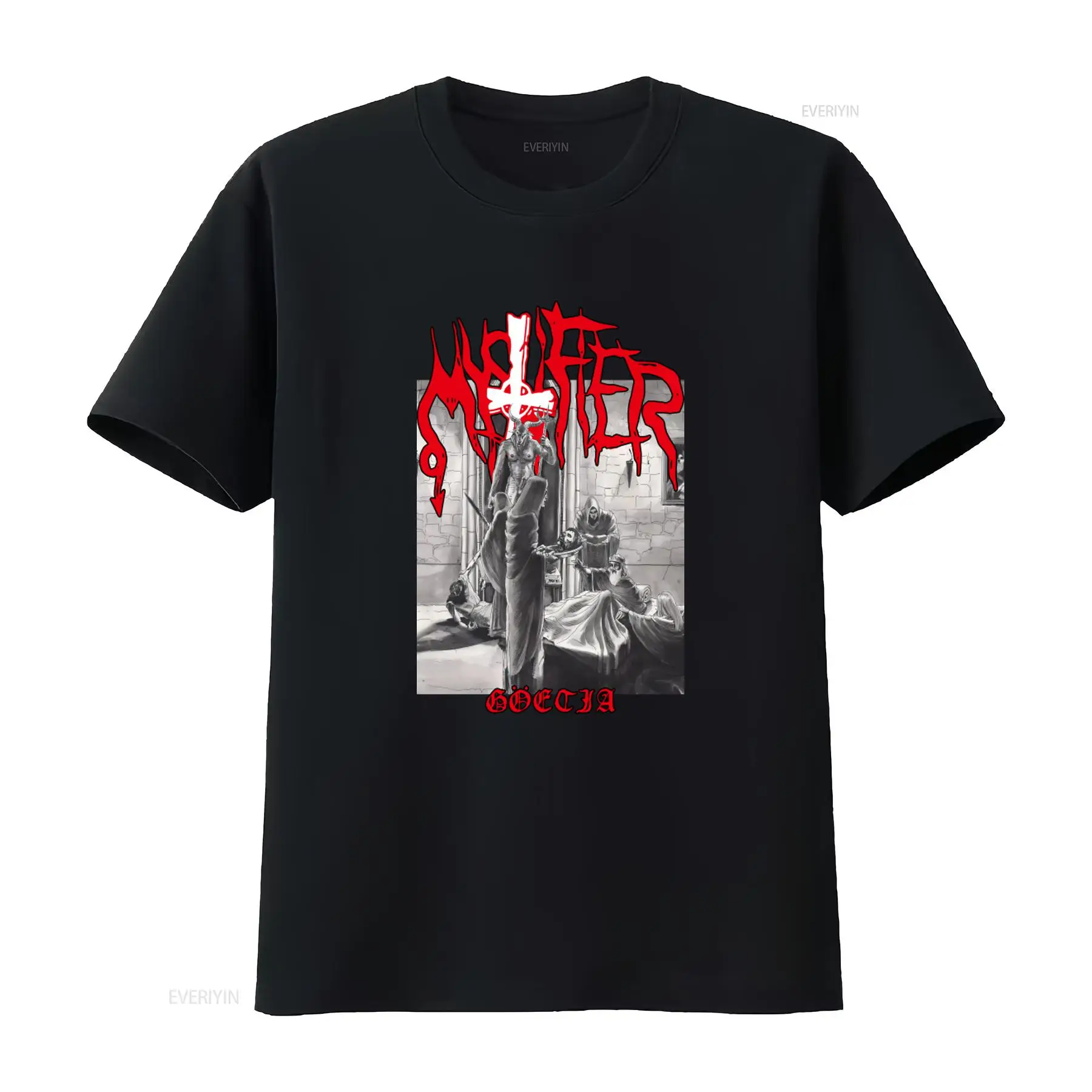 Vintage Fashion Influencer - Camiseta Mystifier Goetia Black Metal com