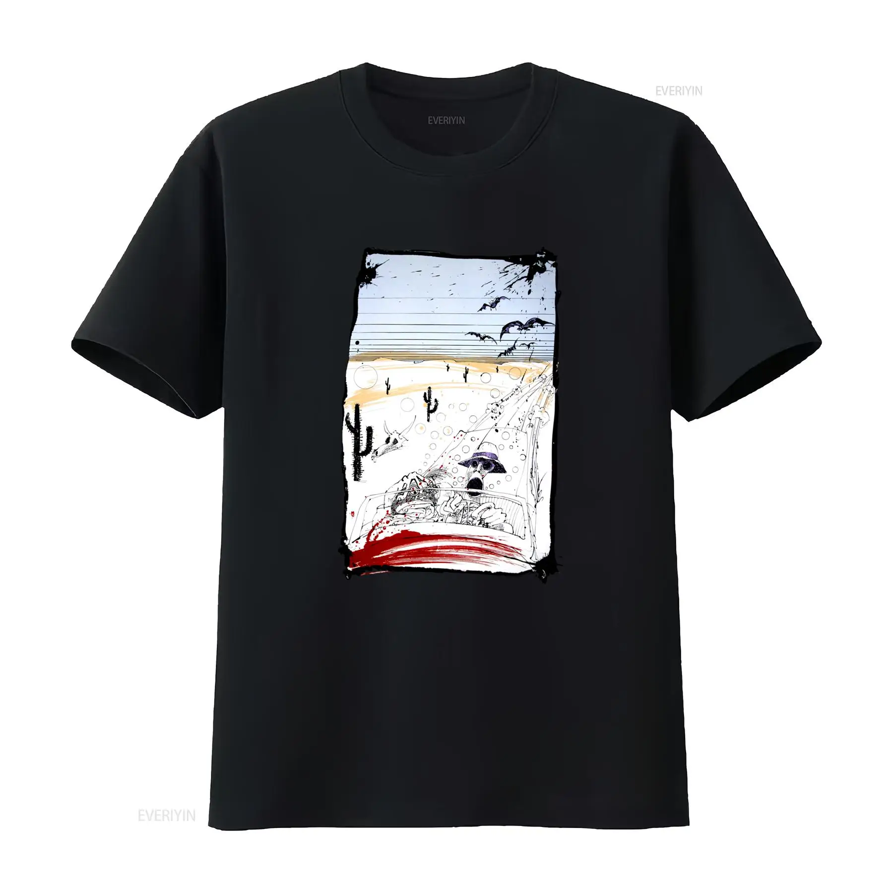 Vintage Fashion Las Vegas - Camiseta Artística Fear And Loathing In