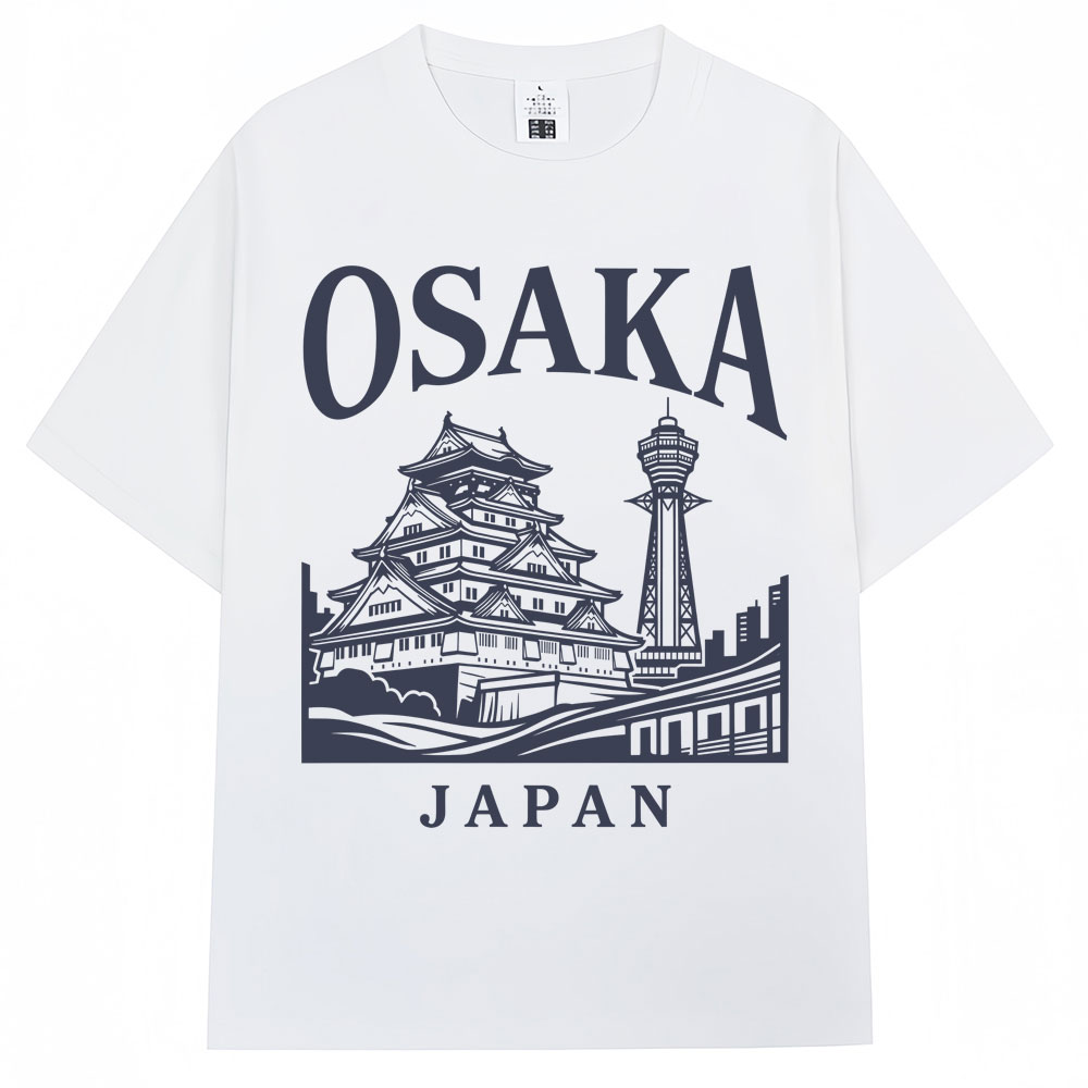 Vintage Fashion Osaka - Camisetas Estilo Japonês com Estampa de