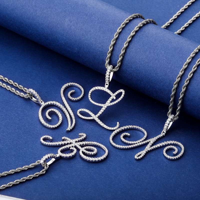 Pingente de Letras A-Z em Esti - Vintage Fashion Font avaliação e preço