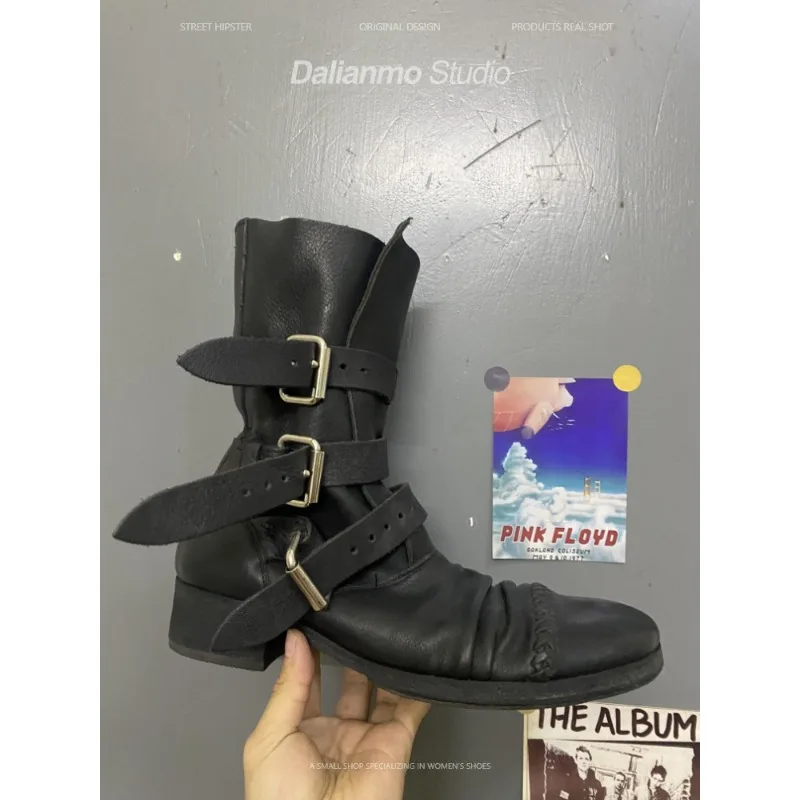 Moda masculina botas de couro  - Vintage Fashion For Mens avaliação e preço