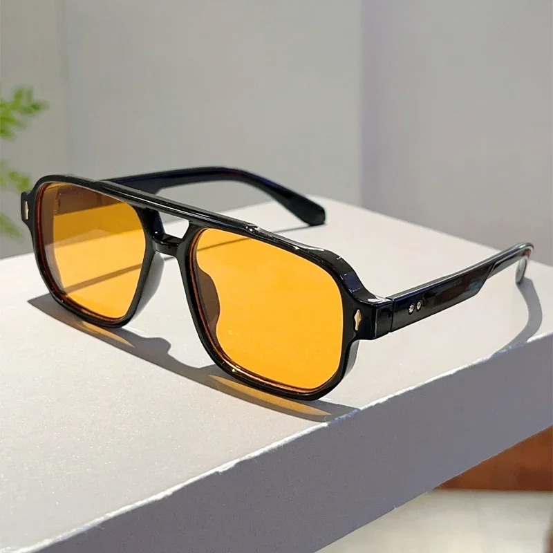 Novos Óculos de Sol Quadrados  - Vintage Fashion Glasses avaliação e preço