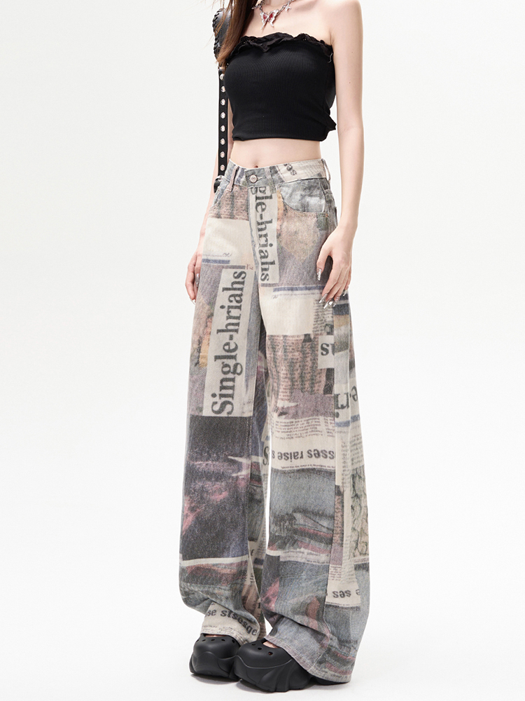 Calças jeans femininas de inve - Mom Jean High Rise avaliação e preço
