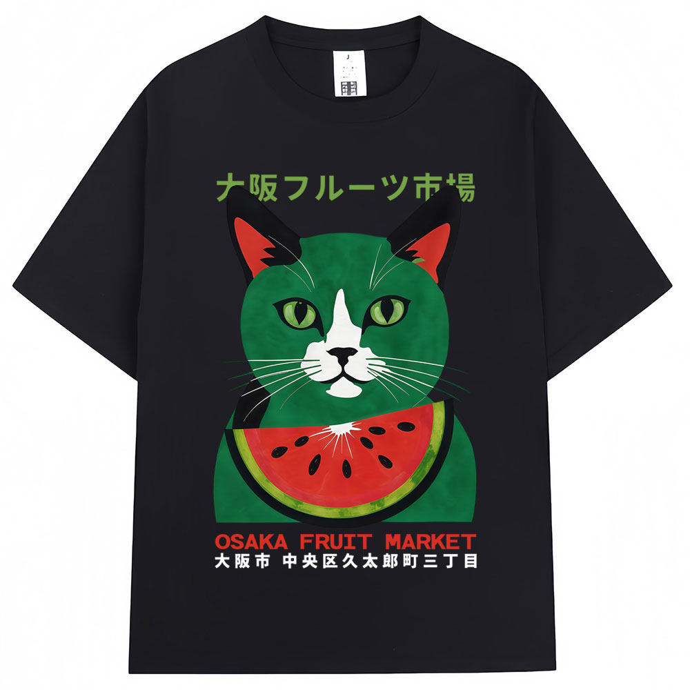 Camiseta Estampada Gato do Mer - Vintage Fashion Osaka avaliação e preço