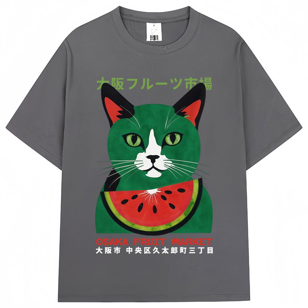 Camiseta Estampada Gato do Mer - Vintage Fashion Osaka avaliação e preço