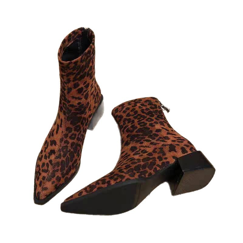 Novas Botas de Salto Baixo Fem - Vintage Fashion Rome avaliação e preço