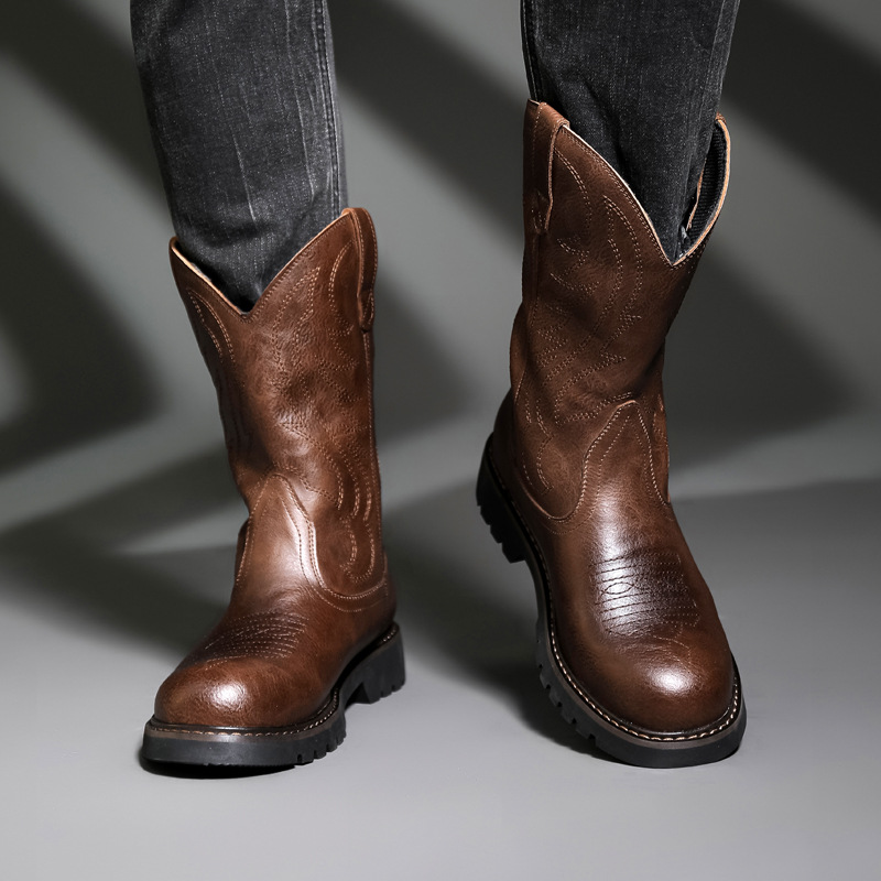 Moda masculina botas de cowboy - Vintage Fashion For Mens avaliação e preço