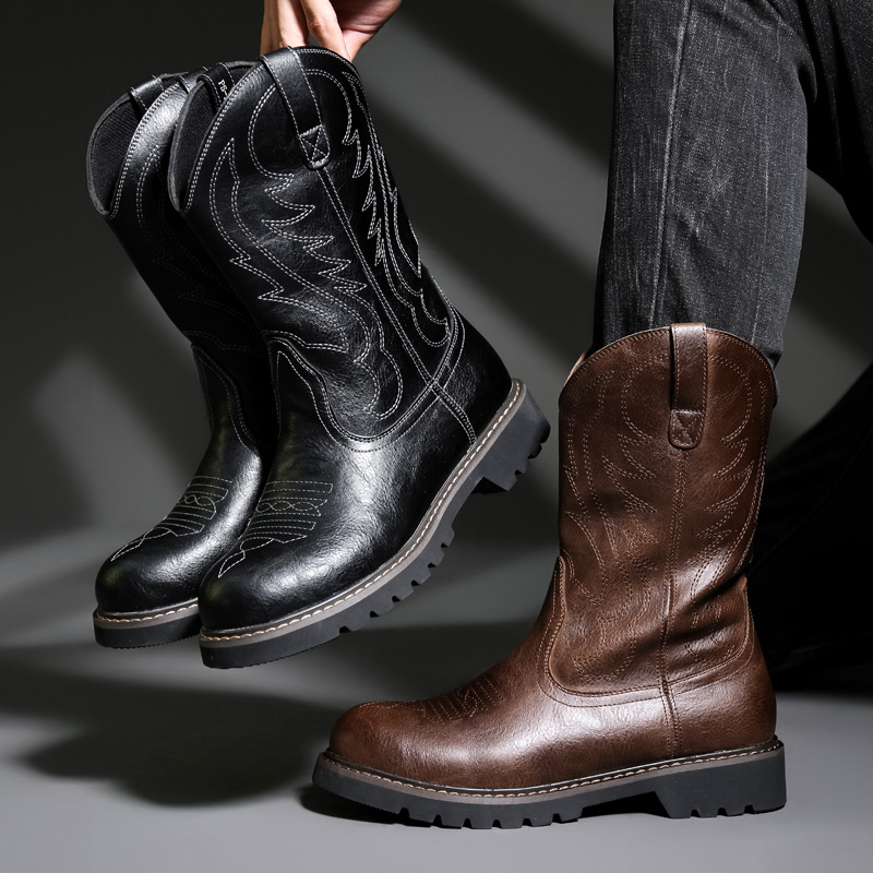 Moda masculina botas de cowboy - Vintage Fashion For Mens avaliação e preço