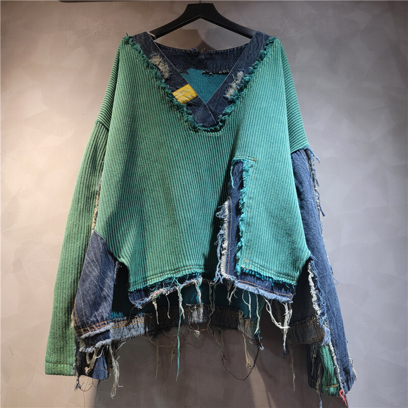 Whth moda feminina emendado de - Vintage Fashion Influencer avaliação e preço