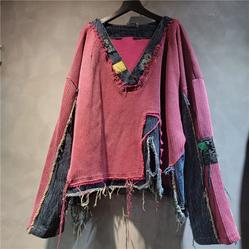 Whth moda feminina emendado de - Vintage Fashion Influencer avaliação e preço