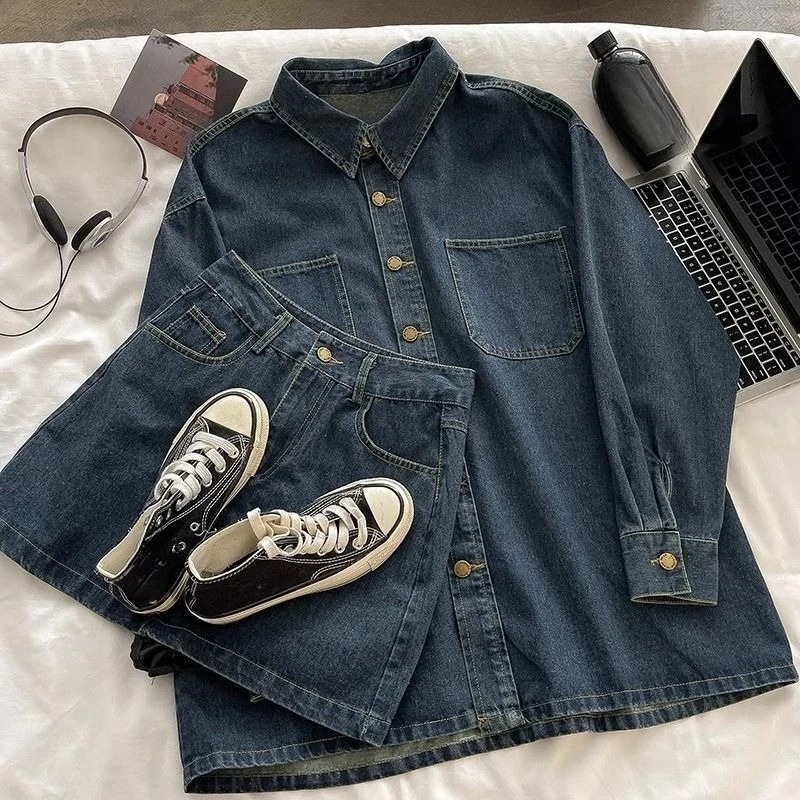 Conjunto de Saia Jeans Y2K: Ja - Vintage Y2K avaliação e preço