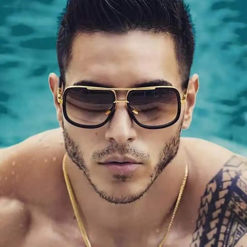 Novos Óculos de Sol Masculinos - Vintage Fashion Glasses avaliação e preço