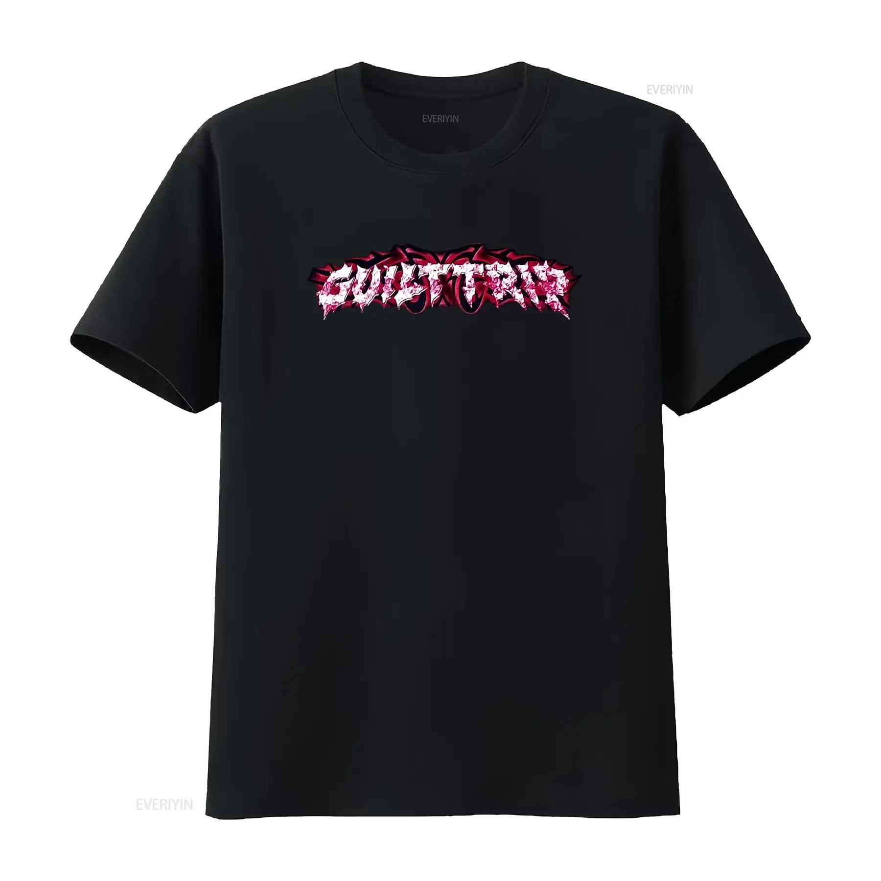 Camiseta Casual Unissex Gótica - Vintage Fashion Font avaliação e preço