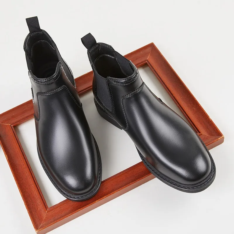 Botas oxford de couro masculin - Vintage Fashion For Mens avaliação e preço