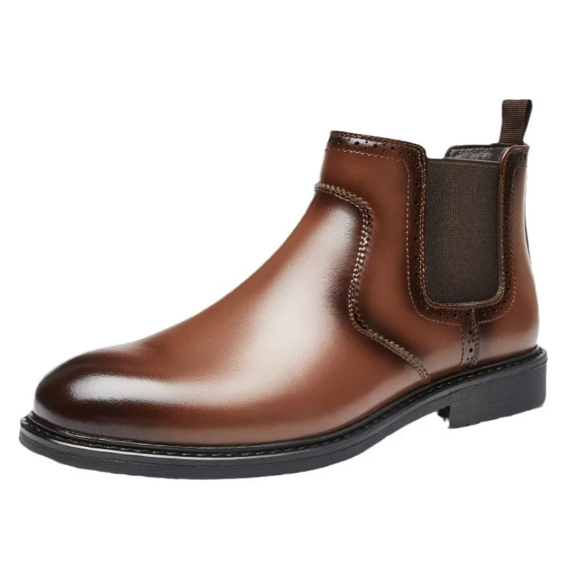 Botas oxford de couro masculin - Vintage Fashion For Mens avaliação e preço
