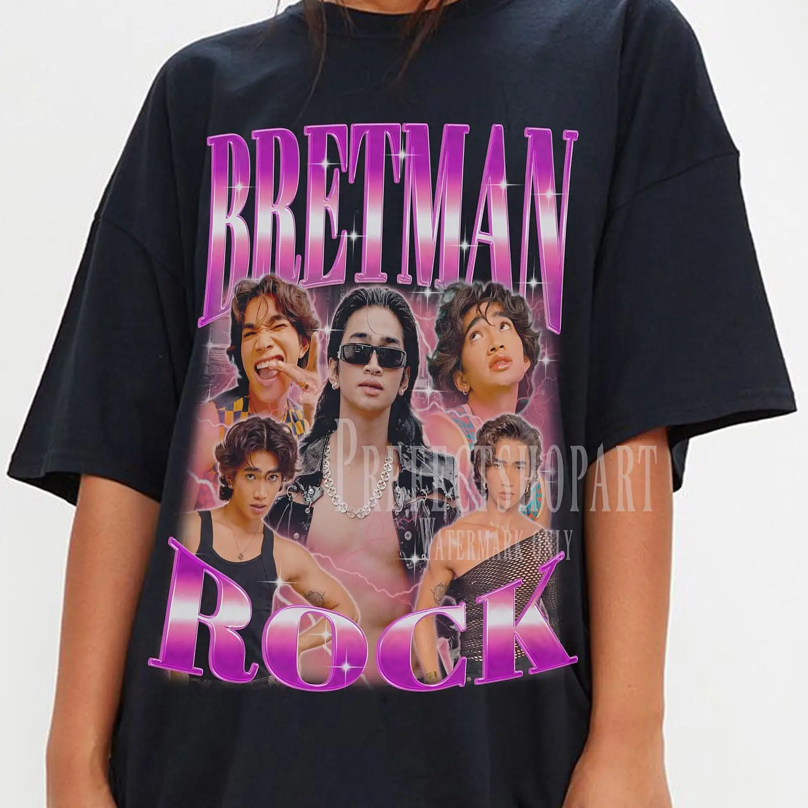 Camiseta Retrô Bretman Rock Vi - Vintage Fashion Influencer avaliação e preço