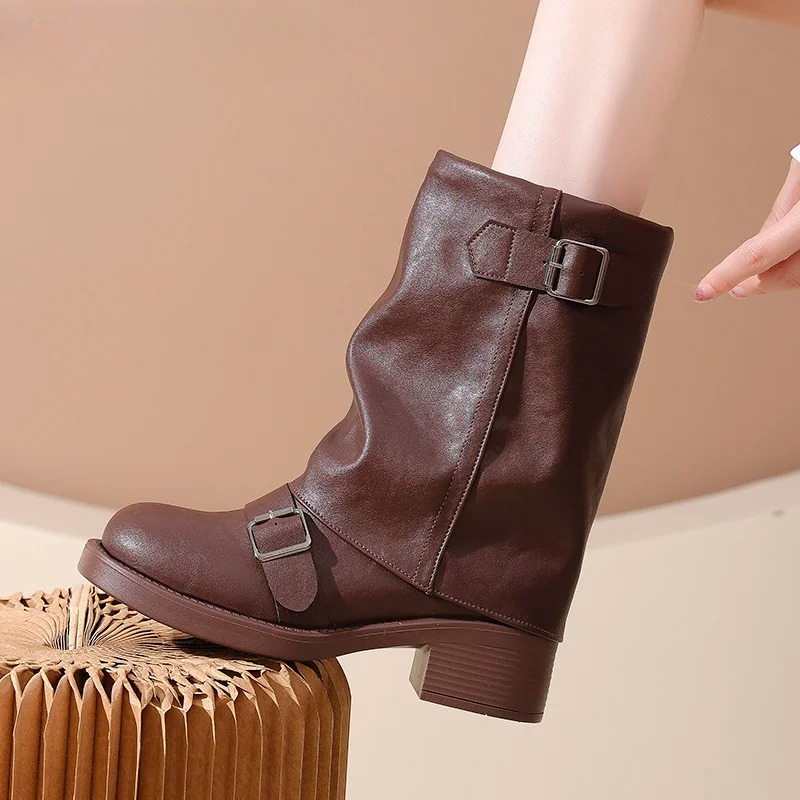 Botas Femininas Vintage Estilo - Vintage Fashion Rome avaliação e preço