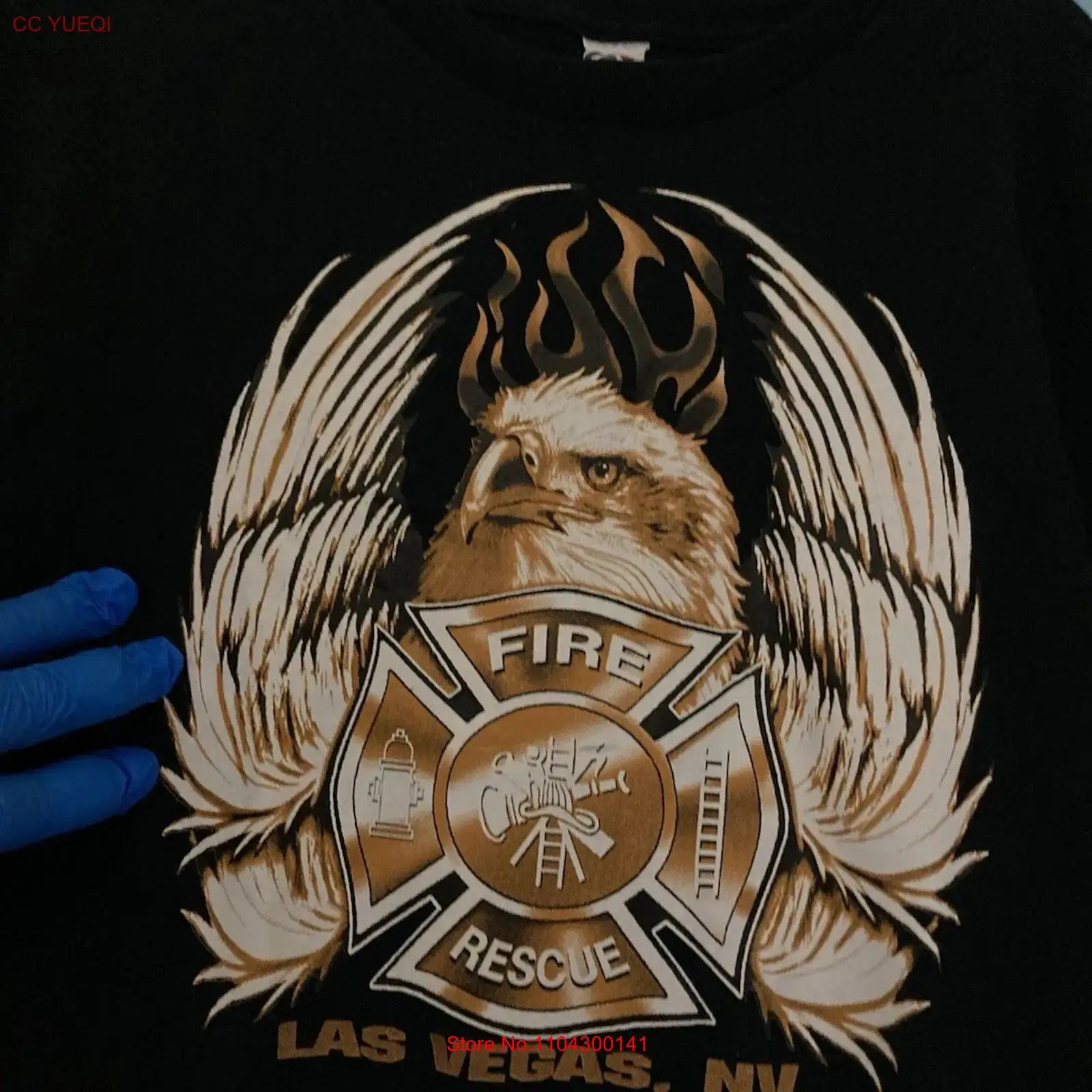 Camiseta LAS VEGAS FIRE RESCUE - Vintage Fashion Las Vegas avaliação e preço