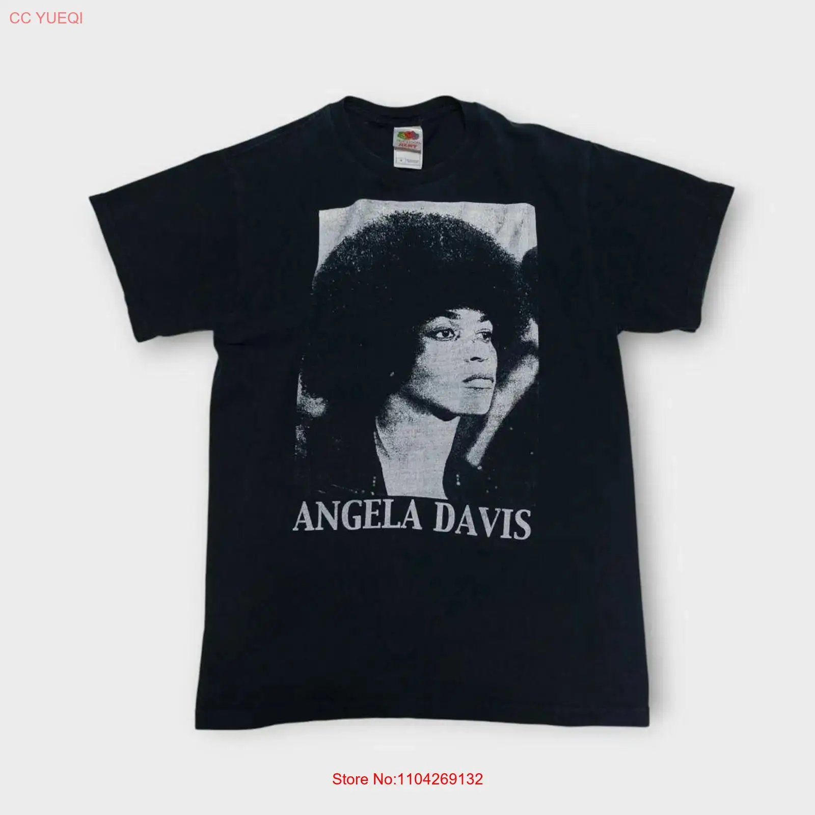Camiseta Rara Angela Davis dos - Vintage Fashion Knitwear avaliação e preço