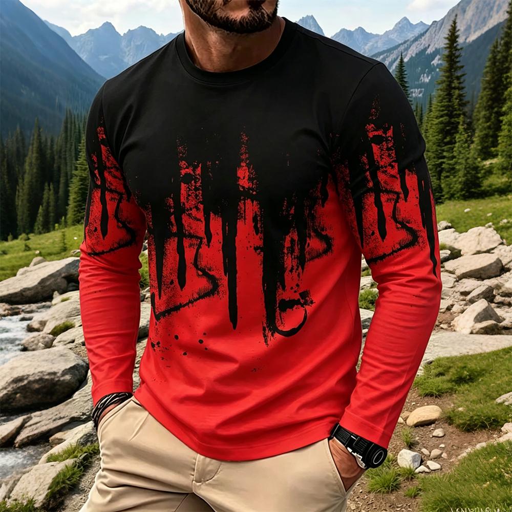 Camiseta Masculina de Manga Lo - Vintage Fashion For Mens avaliação e preço