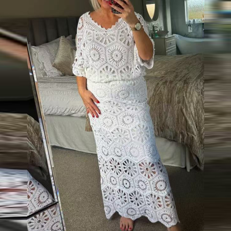 Conjunto de Saia Longa de Croc - V Vintage Fashion avaliação e preço